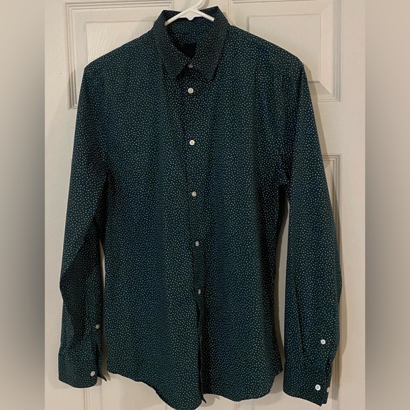 H&M Men’s Slim Fit Button Down Shirt /M - Picture 2 of 8